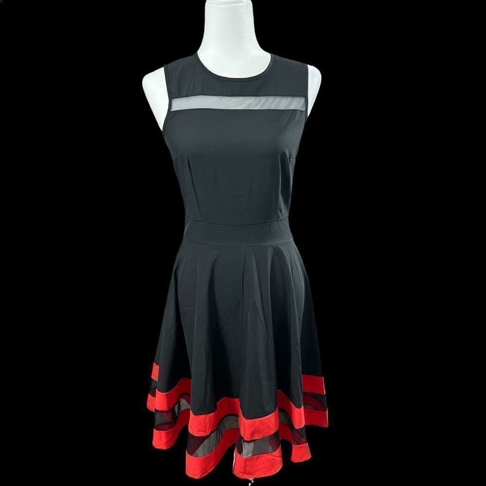 Ricco Bruno Black and red dress size small